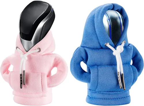 Vista 7 de SLLAK Funda de sudadera para palanca de cambios, sudadera universal para pomo de cambios, sudadera mini para cambio de marchas de coche, gadgets