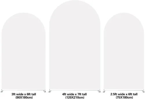 Vista 6 de Fundas de fondo de arco para fiestas, diseño de granero, diseño de granero, fundas elásticas para cumpleaños, banquetes, fiestas, baby shower