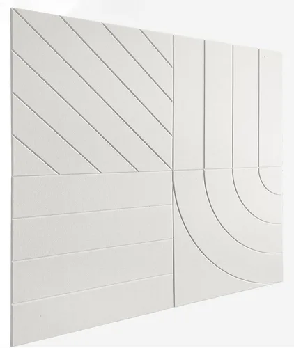 Vista 39 de Paneles acústicos cuadrados de 11.18 pulgadas, paquete de 12 paneles de pared que absorben el sonido, azulejos decorativos de fieltro insonorizados