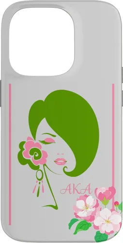 Vista 17 de Black Sorority Excellence Beautiful Woman Pink & Green Case for iPhone 17
