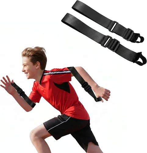 Vista 2 de Entrenador de columpio de brazo para jóvenes, brazos ajustables de nailon para correr de 90 grados