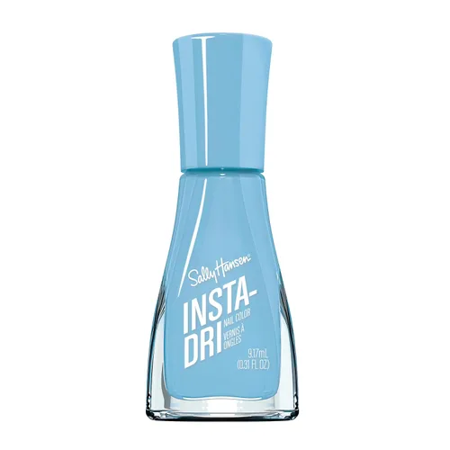 Vista 22 de Sally Hansen Insta-Dri Holo-Glow Esmalte de uñas de secado rápido, duración prolongada, brillo sin vetas Semi-opaco, con destellos 102 Lila