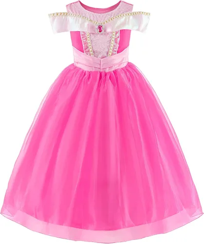 Vista 2 de Disfraz de princesa con diamantes de imitación y accesorios