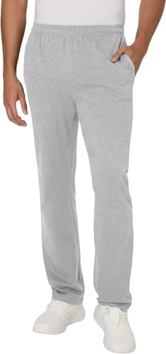Vista 8 de Hanes Pantalón deportivo de algodón para hombre, pantalones deportivos de punto con bolsillos, pantalones deportivos, puños ceñidos y pierna recta