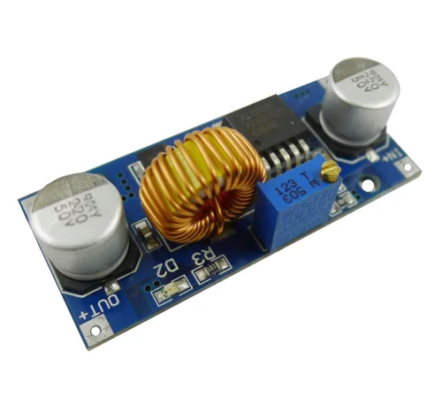 Vista 8 de 3PCS DC-DC Buck Convertidor XL4015 Módulo reductor Max 5A 75W Ajustable 4-38V a 1.25-36V Fuente de alimentación Módulo regulador de voltaje de alta