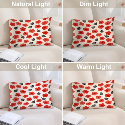 Vista 349 de Batmerry Autumn Pumpkin Templeton Throw Pillow Covers, Green Leaves Paths Forests Decorative Pillow Covers Digital Printing Blended for Couch Sofa