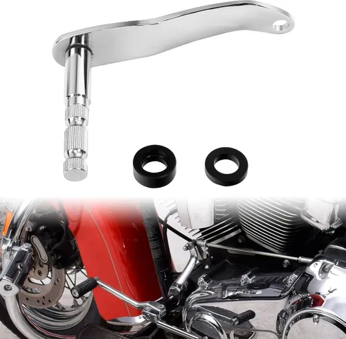 Vista 8 de TCT-MOTORPARTS Brazo de palanca de cambios cromado para Harley Softail Slim FLS 2007-2017