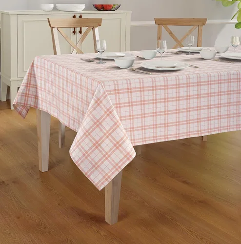 Vista 19 de Mantel de mesa rectangular - Cubierta de mesa - Algodón con costura mitrada - Fundas de mesa a cuadros para cocina, comedor, bodas, decoraciones