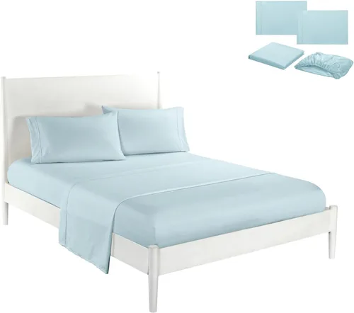 Vista 14 de Sábanas, sábanas autolimpiantes, sábanas de autolimpieza, con infusión de plata, sábanas de cama, transpirables, refrescantes y cómodas