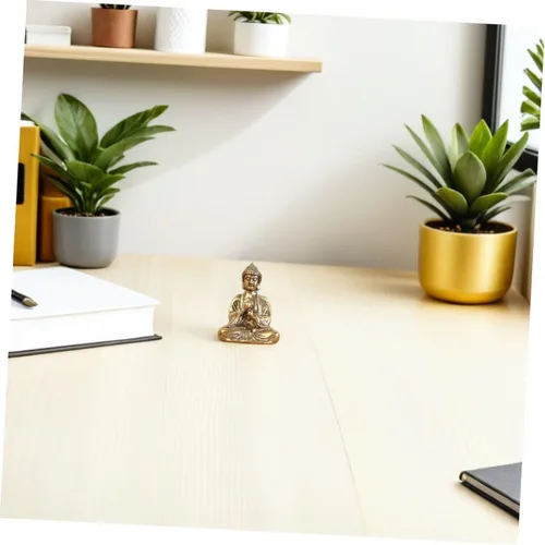 Vista 4 de IMIKEYA Decoración para el hogar, 12 piezas, mini figuras de Buda, escultura de Buda, estatua de Buda para decoración del hogar, decoración