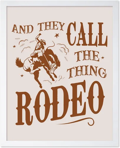 Vista 101 de Poster Master Póster de You've Yeed Your Last Haw - Impresión retro de vaquero marrón - Arte occidental - Arte moderno - Arte del salvaje oeste