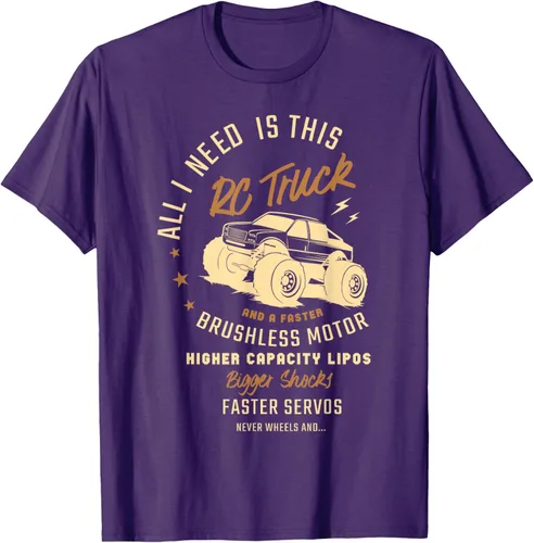 Vista 22 de Todo lo que necesito es este camión RC y una camiseta sin escobillas más rápida RC Motor Negro