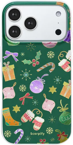 Vista 32 de SCORPIFY - Funda para iPhone 17 Pro Max Leopardo negro transparente LP-Negro Transparente Leopardo