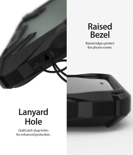 Vista 6 de Ringke Fusion-X - Funda compatible con iPhone 11 Pro, diseño trasero a prueba de golpes, resistente, color negro