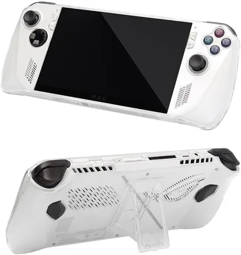 Vista 3 de ROG Ally Funda protectora compatible con ASUS Rog Ally 7 pulgadas 120Hz Gaming Handheld, FiiMan Ultra Clear Crystal Transparent Hard Shell Full Body