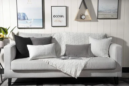 Vista 7 de YAERTUN - Juego de fundas de almohada decorativas muy suaves con diseño moderno en relieve