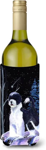 Vista 176 de Caroline's Treasures SS8447CC Starry Night English Bulldog - Enfriador para latas o botellas, lavable, funda plegable con aislamiento para bebidas