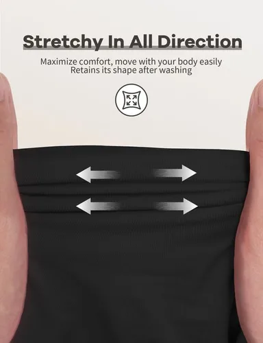 Vista 3 de Subuteay Camisas térmicas para hombre con forro polar, manga larga, capa base de compresión