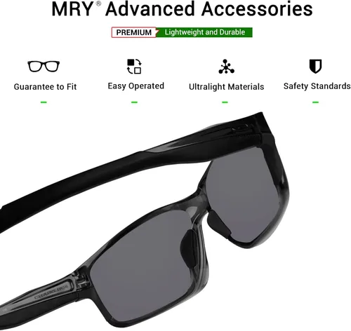 Vista 6 de Mryok Orejeras de repuesto para gafas de sol Oakley Chainlink OO9247