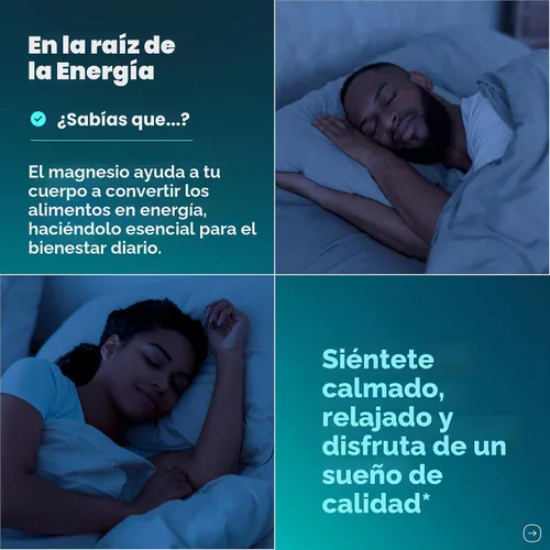 Vista 5 de Cápsulas de glicinato de magnesio 400 mg con quercetina, sueño de calidad, relajación, salud muscular y ósea y apoyo inmunológico, para hombres
