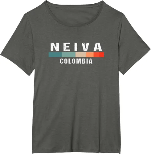 Vista 10 de Camiseta Neiva Colombia City Trip, Negro
