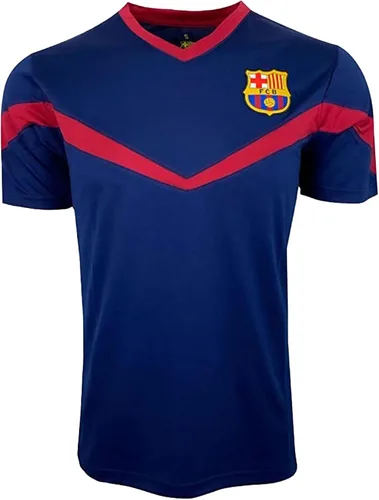 Vista 2 de Icon Sports Camiseta de entrenamiento Barcelona para hombre (tallas adultos), camiseta Barcelona con licencia