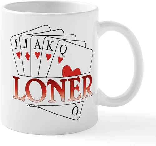 Vista 48 de CafePress Euchre Champ Mugs Taza de café de cerámica de 11 oz (11.0 fl oz)