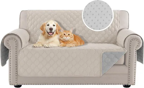 Vista 30 de Funda para Silla Cubierta para Silla Resistente al Agua Cubierta para Sofá Cubierta para Silla Lavable Respaldo de Goma Antideslizante Protector