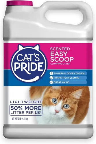 Vista 11 de Cat's Pride Arena aglutinante ligera: bicarbonato de sodio - Potente control de olores - perfumada, 10 libras
