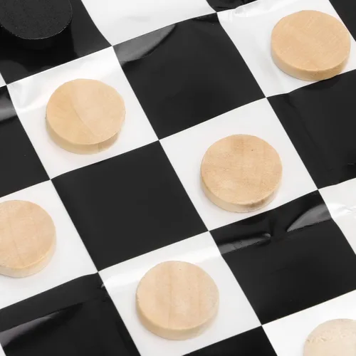 Vista 8 de Dilwe Juego de tablero de ajedrez de piezas, juego de mesa internacional de madera plegable portátil