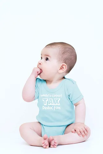 Vista 2 de CBTwear La deducción de impuestos más linda del mundo, ropa de bebé, trajes divertidos para recién nacidos para niños y niñas