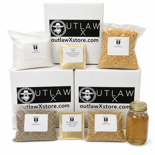 Vista 2 de Outlaw X Big Mash Whisky, Bourbon, Moonshine Grain Kit