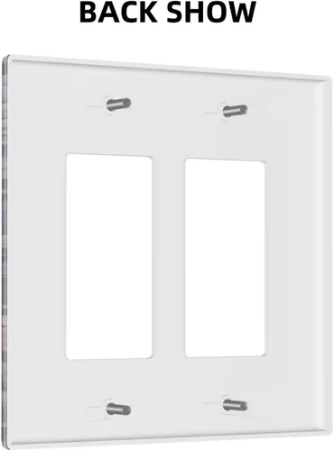Vista 148 de Decorative Outlet Covers Blue Background White Cat Daisy Floral 2-Gang 1-Gang Wall Plate Single Toggle/Rocker Farmhouse Style Light Switch Covers