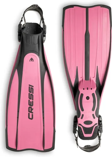 Vista 11 de Cressi Aletas de buceo ligeras y bien equilibradas de talón abierto - Pro Light: Fabricadas en Italia