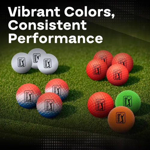 Vista 6 de Golfgen Foam Practice Golf Ball Set, Simulates Actual Ball Flight, Indoor and Outdoor Training Balls, Golf Training Balls