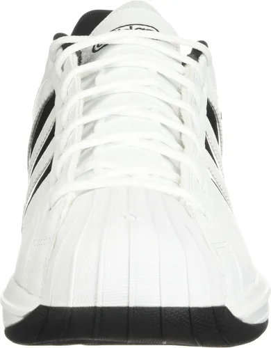 Vista 2 de adidas Tenis de baloncesto unisex para adultos Pro Model 0.07oz, Ftwr White-core Black-core Black