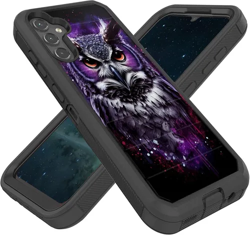 Vista 70 de Diseñada para Galaxy A17 5G de 6.7 pulgadas, resistente, resistente y duradera, a prueba de golpes, híbrida de doble capa, funda protectora de doble
