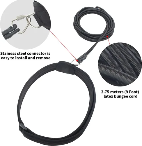 Vista 2 de Swim Resistance Belt - Swim Tether & Training Leash