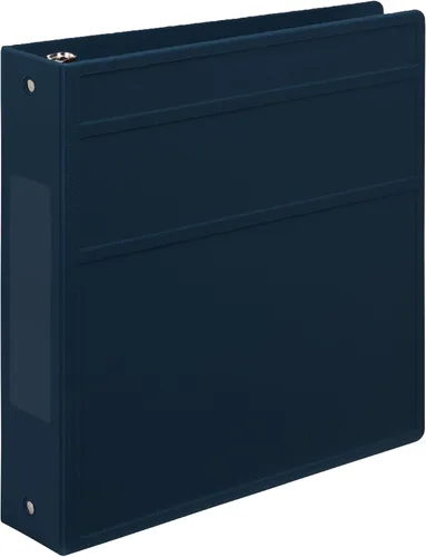 Vista 35 de Carstens Carpeta de 3 Anillos de Servicio Pesado de 2 Pulgadas - Apertura Lateral, Negro, Plástico Duradero, Anillos Sin Espacios, Cubiertas
