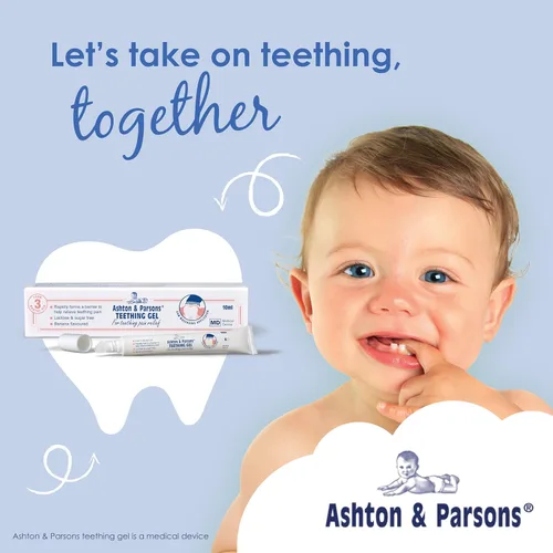 Vista 2 de Ashton & Parsons - Gel de dentición para más de 3 meses, 0.3 fl oz