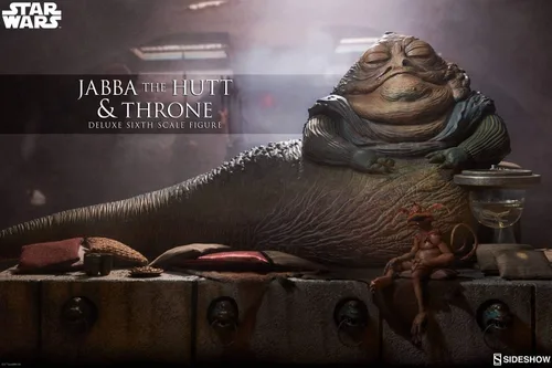 Vista 2 de Sideshow Collectibles Star Wars Jabba The Hutt Throne Deluxe - Figura de escala 1/6