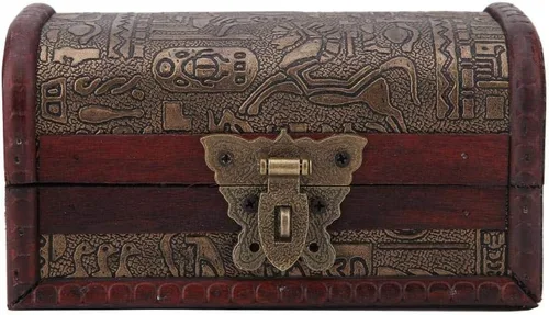Vista 4 de TOPINCN Organizador de joyas, joyero, caja de joyería de viaje, joyeros y organizadores, joyero de madera con tapa y cerradura de llave