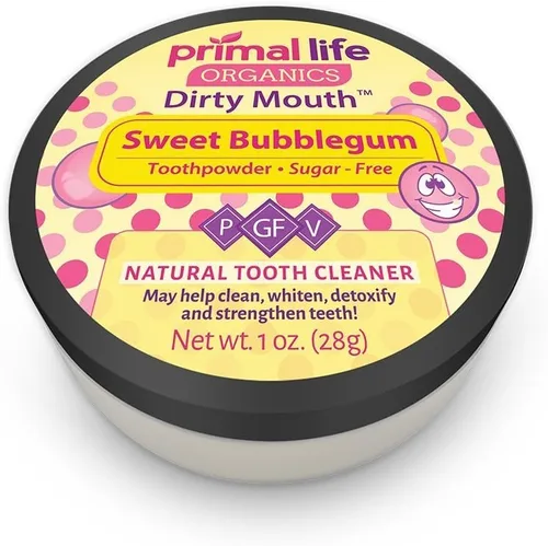 Vista 9 de Primal Life Organics - Dirty Mouth Polvo Dental, Polvo de Limpieza Dental, Aceites Esenciales Saborizados con Caolín Natural y Arcilla de Bentonita
