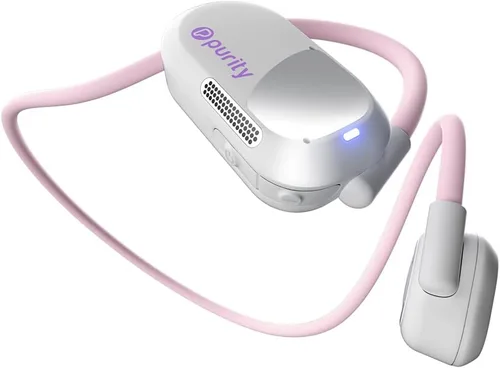 Vista 17 de Auriculares Purity Air de oído abierto - Auriculares inalámbricos Bluetooth de conducción de aire con micrófono dual para iPhone/Android - Comodidad