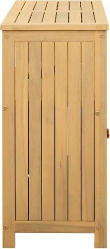 Vista 9 de vidaXL Garden Console Table Light Acacia 31.50 x 13.78 x 29.53 in