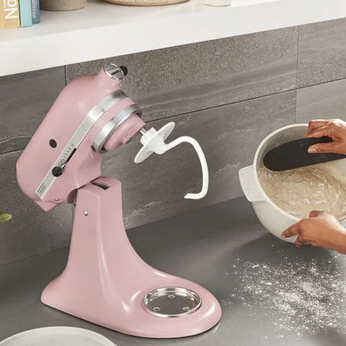 Vista 2 de K45DH - Gancho para masa KitchenAid de 4.5/5 cuartos de galón con cabezal inclinable, gancho de masa de pizza para pan, reemplazo para batidoras