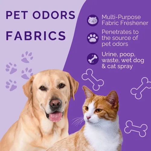 Vista 2 de Limpiador de manchas sin olor para tapicería de alfombras y muebles de tela para olores húmedos de perros, aerosol de gatos, olor de mascotas