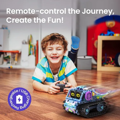 Vista 4 de Sillbird Kit de construcción de robots con control remoto, regalos STEM