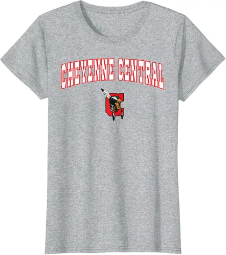Vista 24 de Cheyenne Central High School Indians T-Shirt C2