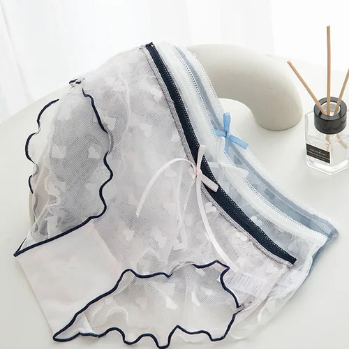 Vista 5 de Conjunto de bragas de anime lindas para niñas, ropa interior de cosplay de sirvienta, juego de roles de Japón